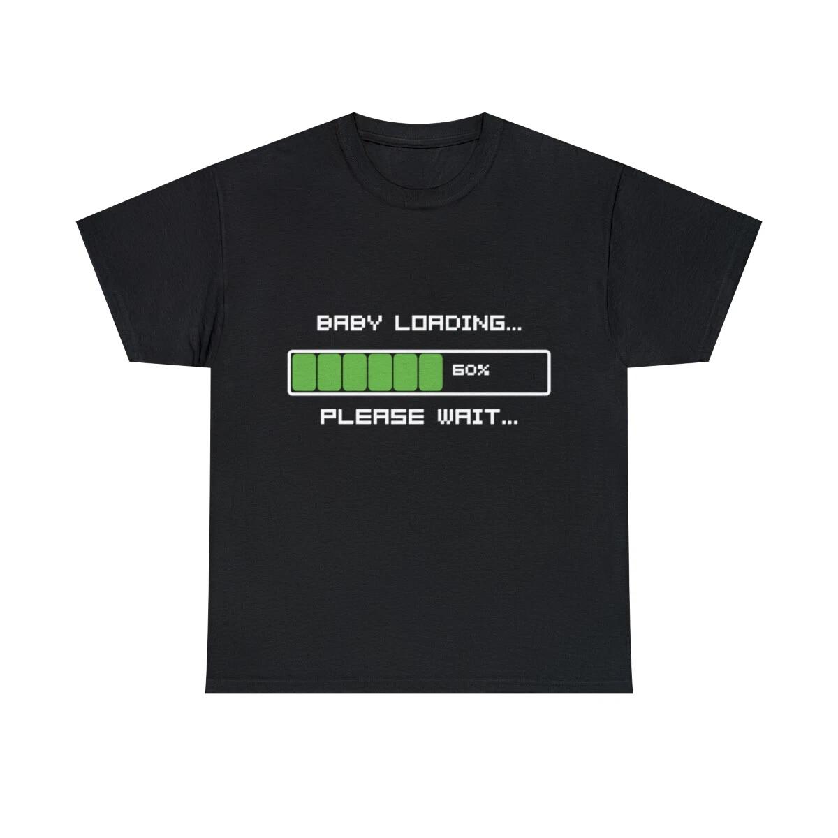 Baby Loading Please Wait Graphic Tee Shirt, S-5XL S