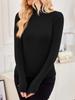 2025 Autumn/Winter Women's High Neck Slim Fit Base Layer Top