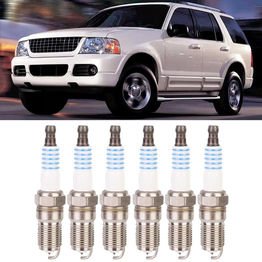 6pcs Spark Plug AGSF22FM Fit for Fit for Ford Explorer 4.0L V6 2003 2005