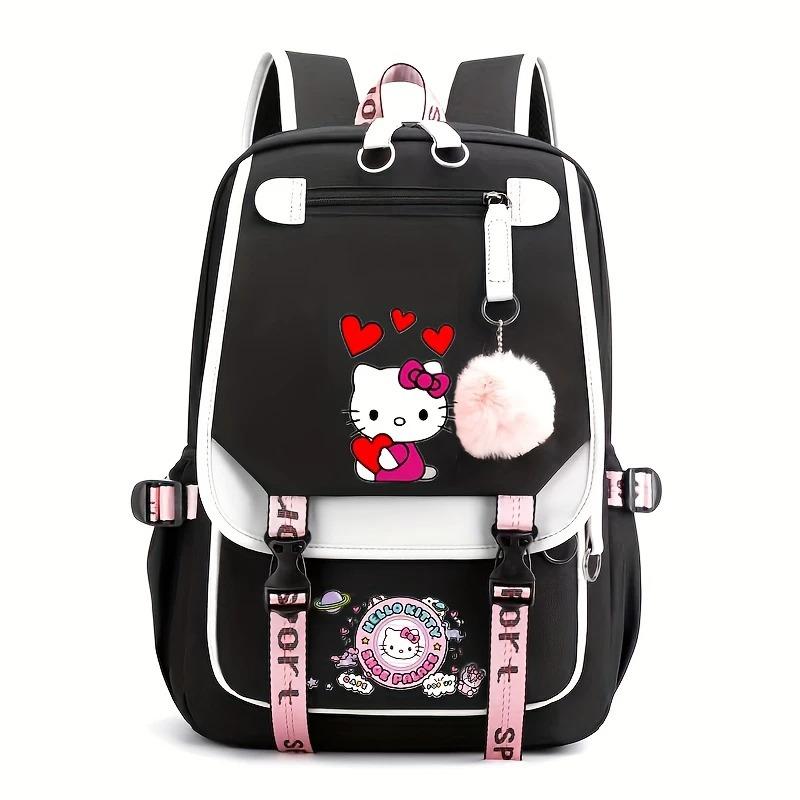 Cartoon Printed Children'S Schoolbag Contrasting Color Neutral Primary And Secondary School Student Spine Backpack