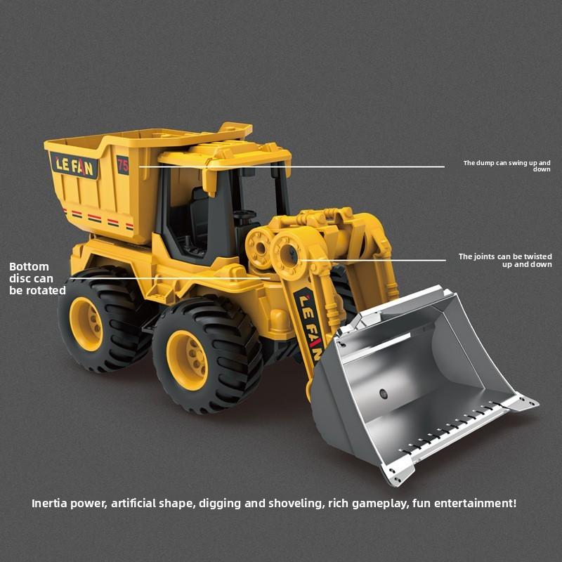 Inertia Plastic Simulation Excavator Bulldozer Children Vehicle Engineering