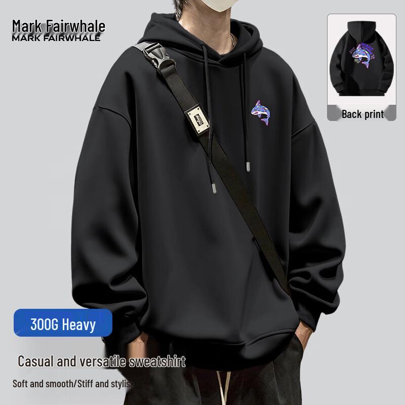 

Mark Fairwhale Men s PMK Graffiti Whale Hooded Sweatshirt XL