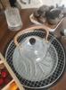 New glass teapot for brewing tea, suitable for home use on a high-temperature resistant electric ceramic stove, with handle and
