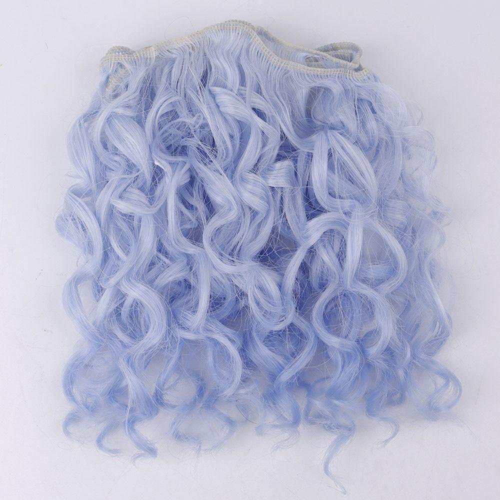 Hochtemperatur-Draht BJD-Puppe Lockiges Haar Imitation Locken Puppenhaar BJD-Perücke DIY DIY-Sachen