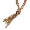 Les Trésors De Lily [N8808] - Long Necklace 'Kilimanjaro' Red Green Gold