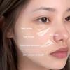 Cappuvini 3-Color Correcting Concealer Strip Palette Eye Brightening Concealer Contour Cream Full Coverage Oil-Control Makeup