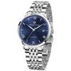 Pagani Design Men's Stainless Steel Automatic Mechanical Watch with Leather Strap, Model 1759, Waterproof.