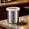 Coffee Canister 900ML Airtight Large Opening Stainless Steel Home Food Storage Organizers for Dorm Office Apartment Dining Room