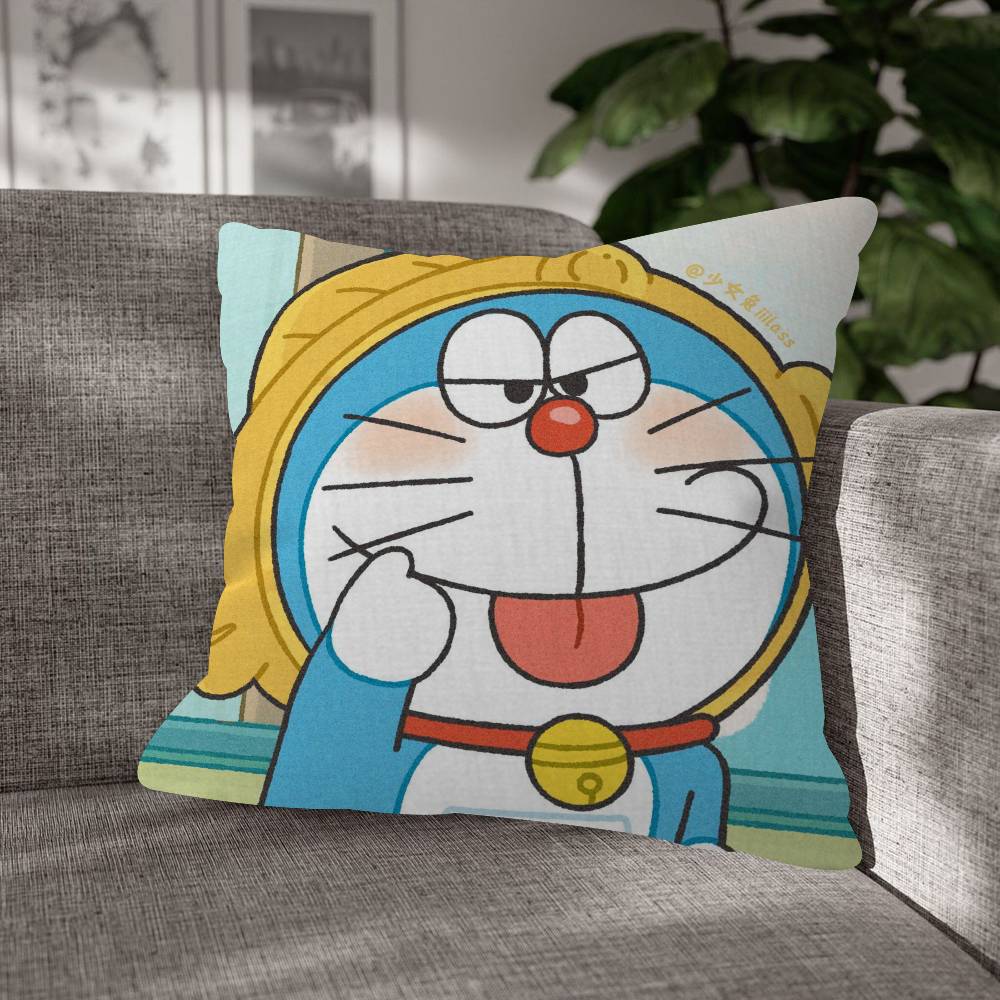 Doraemon Blue Cat Children Fashion Decorative Pillowcase Throw Cover Pillow Case Cushion For Living Room Square Home Decor