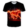 Animal Horse 3D Print Kids Short Sleeve T Shirt Fashion Casual Cartoon T-Shirt Harajuku Boys Girls Children's Clothing Tees Tops