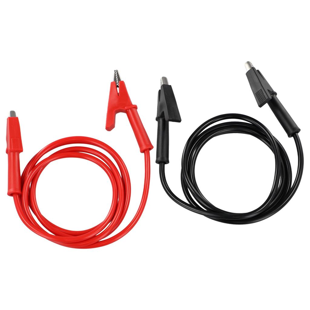 For Alligator Clips Electrical Tests Set 15A Jumper Wires with Copper Clips