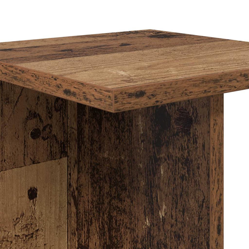 Plant Stand Reclaimed Wood Look 25 x 25.5 x 100.5 cm Engineered Wood