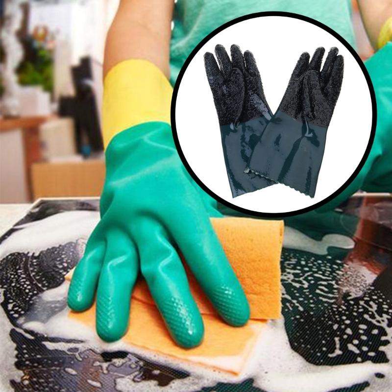 Heavy Duty PVC Gloves with Nonslip and Breathability Perfect for Professional and Domestic Use