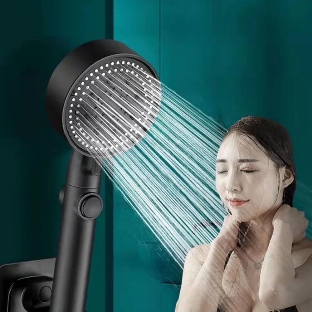 5 Modes Showerhead with 1.5M Hose and Bracket Handheld Shower Hand Shower Head Set  Home