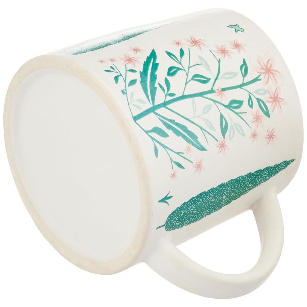 Ceramic Coffee Mug Set | Set of 2 | 350 Ml | Green