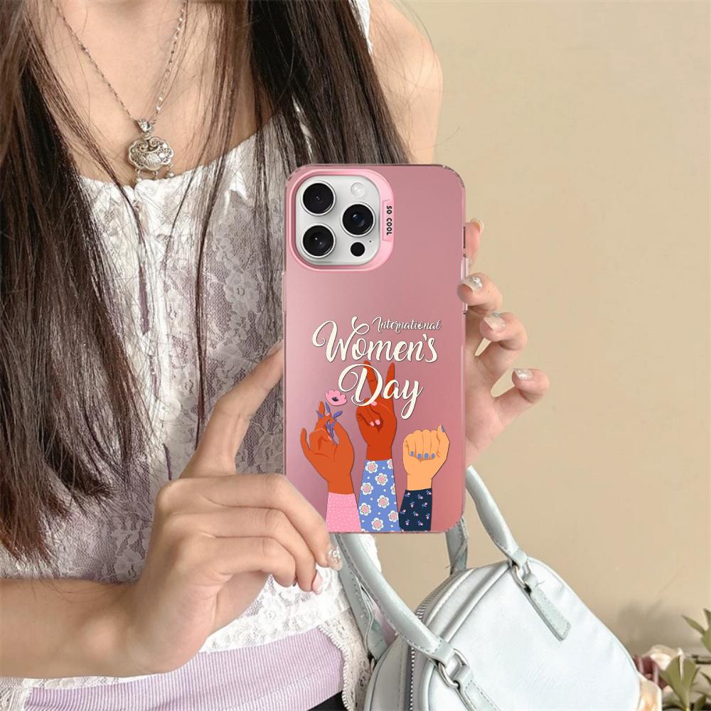 Feminist Feminism Aesthetics Girl Power Phone Case For iPhone16 15 14 13 12 11 Pro Max X XR 8 7 Plus Matte Shockproof Back Cover
