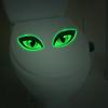 Luminous Green Eyes Bathroom Toilet Home Background Beautification Sticker