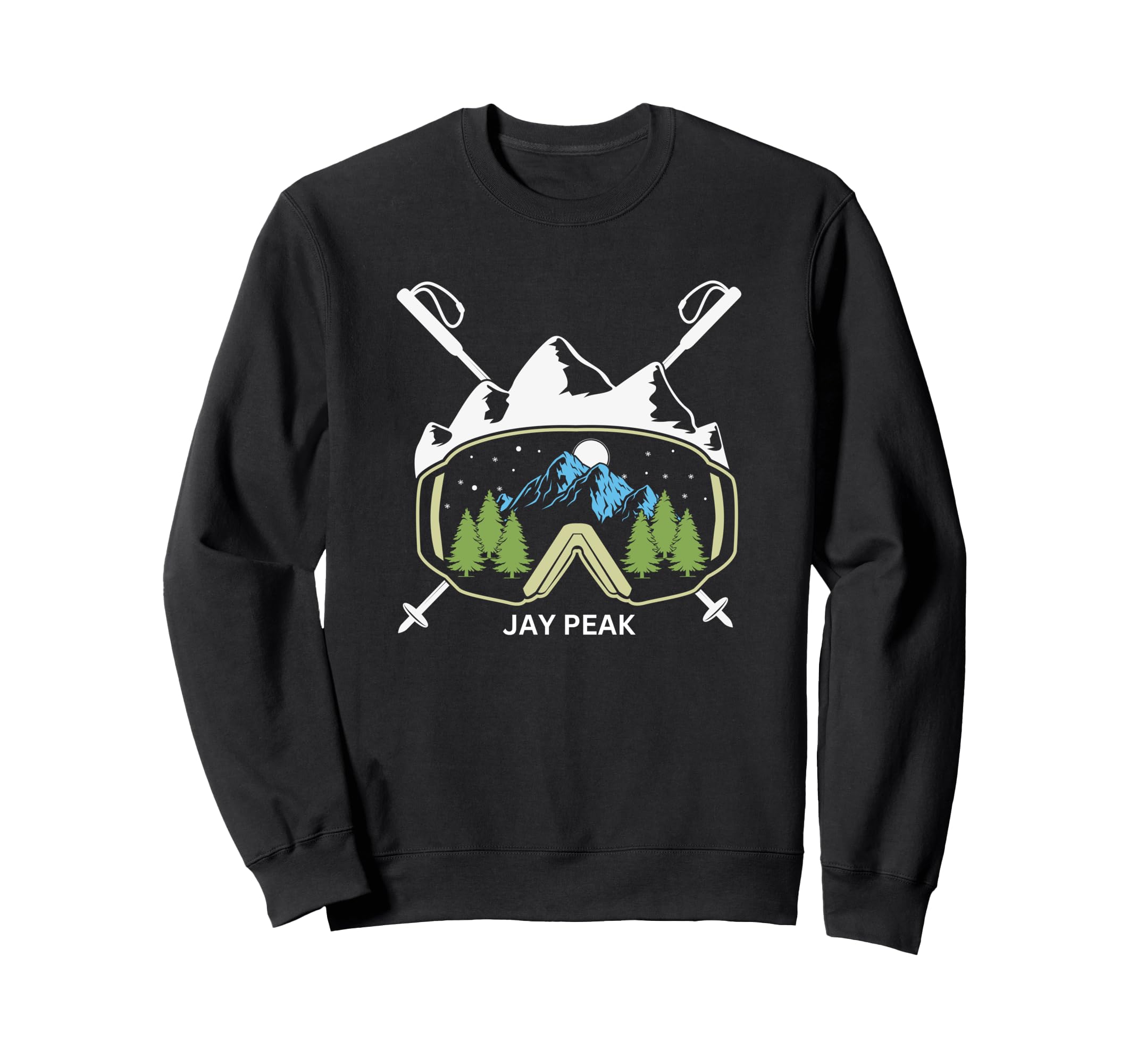 

Jay Peak Vermont Skis Ski Goggles Pole Trainer чорний