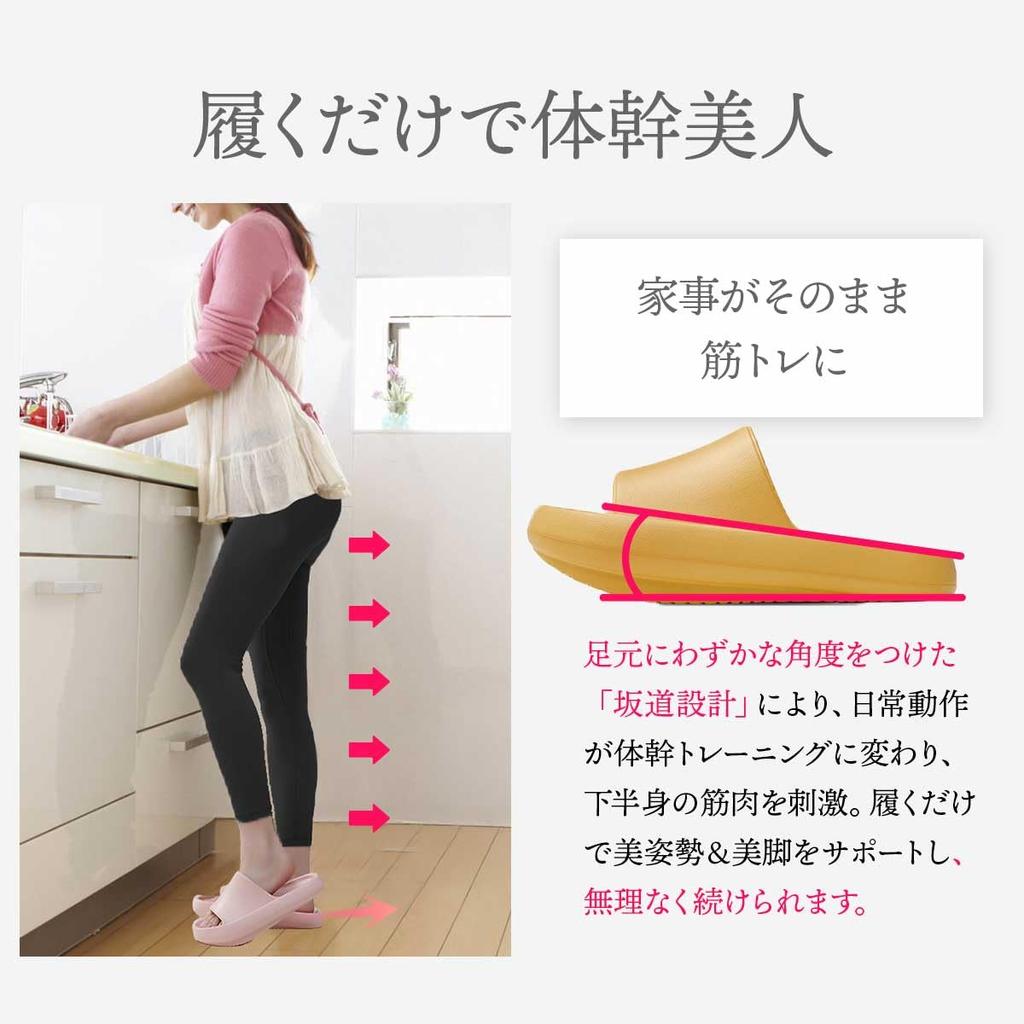 Diet Health Indoor [Iikuru] Slippers, Slippers, Slippers, Women's