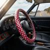 Leather Material Steering Wheel Cover Comfortable Hand Feel Universal Steering Cover  Car Interior