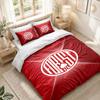Bedding Set 1 Duvet Cover 2 Pillowcases Nottingham Forest Print Bedroom Home Decoration