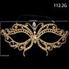 Butterfly Rhinestone Face Mask Halloween Party Costume Photo Prop