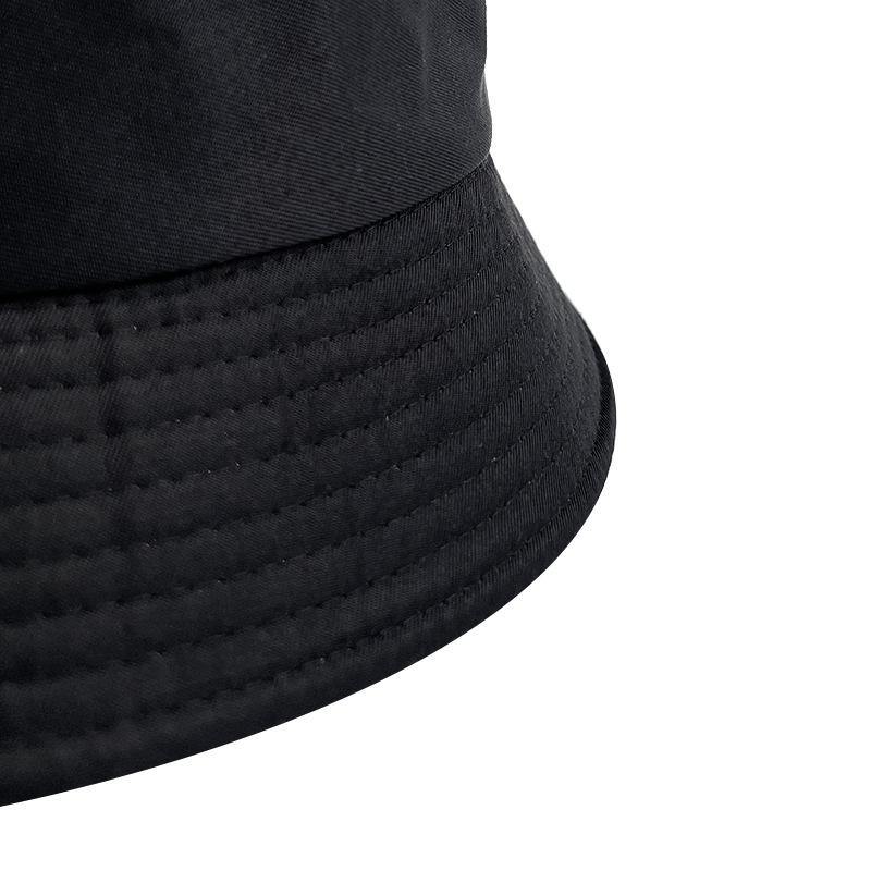 Direct outdoor light plate basin hat big head circumference bucket hat adult sunshade sunscreen hat embroidery