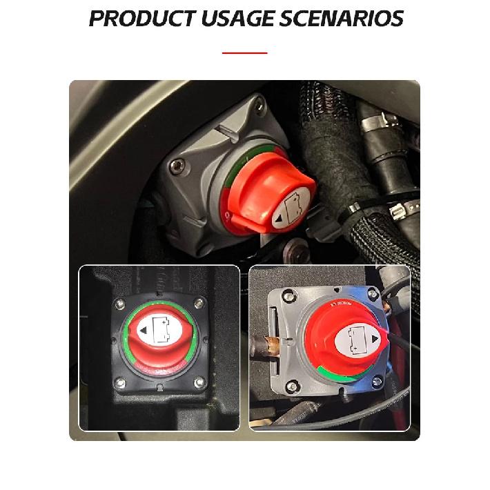 275A On Off Battery Disconnect Switch Master DC 12-48V Waterproof Battery Cut Off Switch for Car Vehicle RV Yacht and Boat
