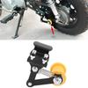 Motorcycle Chain Tensioner, Universal Mini Bike Chain Tensioner Adjuster Chain Tensioner Bolt On Roller Modified Accessories(Black)