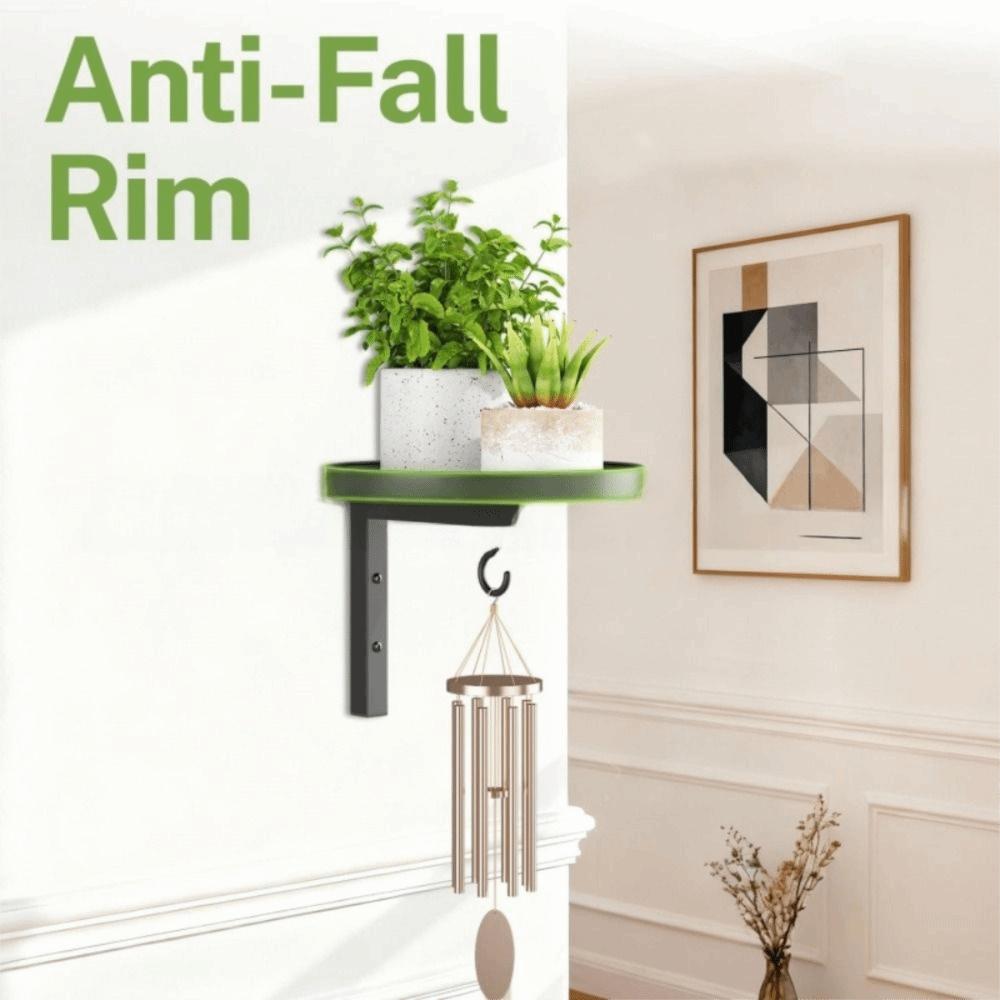 Vodotěsný stojan na rostliny Zvýšený okraj tácu Květináč Úložná police Nástěnný držák na rostliny Domácí dekorace