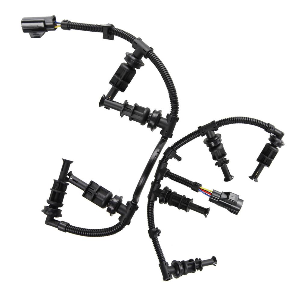 Glow Plugs Set with Harness For Ford 6.4L Powerstroke 2008-2010