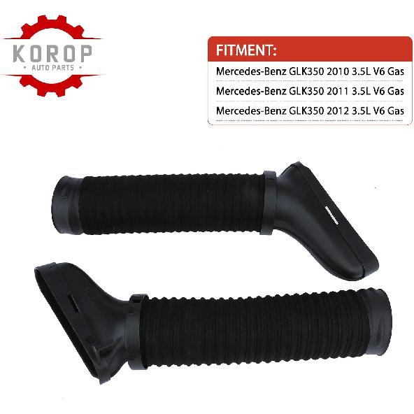 

Air Cleaner Intake Hose Replaces# 2720902982 2720902882 Fits for Mercedes-Benz 2010 2011 2012 GLK350 3.5L, Right + Left Side Fresh Intake Boot Tube
