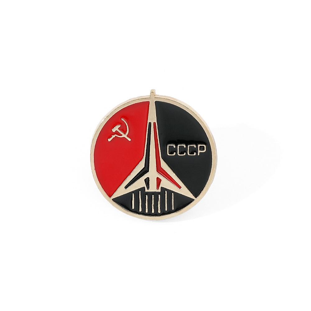 Pin Communist Fashionable Cartoon Character Alloy Brooch Metal Accessory