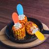 4PCS Barbecue Corn Needle Grilling Stainless Steel Corn Cob Holders Reusable BBQ Sweetcorn Holders