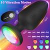 Remote Control Rotating Butt Plug LED Wiggle Anal Vibrator Unisex Sex Stopper Adult Toys for Couples Intimacy Accessories