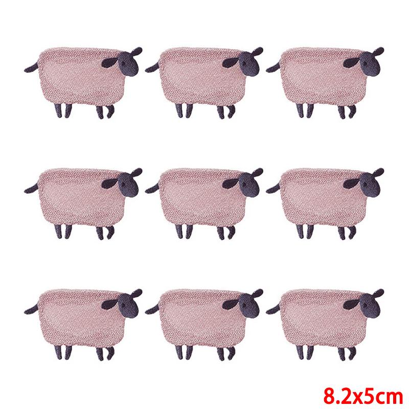 10 teile/los Großhandel Stickerei Patch Eisen Auf Patches Für Kleidung Patches Auf Kleidung Jacken Dekor Applikation Nähen Liefert