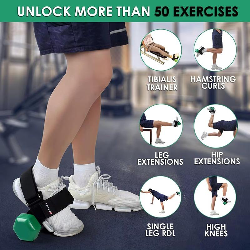 1/2Pcs Dumbbell Ankle Strap Adjustable Ankle Weights Strap Adjustable Weight Dumbbell Ankle Straps Portable Ankle Straps Legs