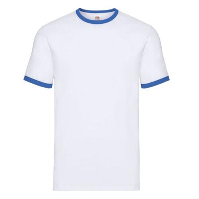 T-shirt à bordure contrastée Fruit Of The Loom pour homme