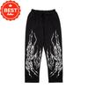 Pantaloni della tuta sportivi da fitness in puro cotone dritti pantaloni sportivi pantaloni larghi pantaloni da allenamento per il fitness pantaloni da allenamento puro