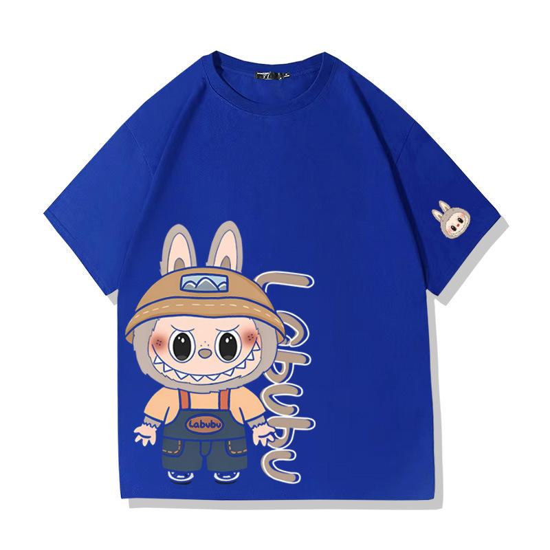 

Женская футболка с коротким рукавом из хлопчатобумажной ткани с пузырчатой текстурой, повседневный свободный топ, рукав до локтя, милый летний XL