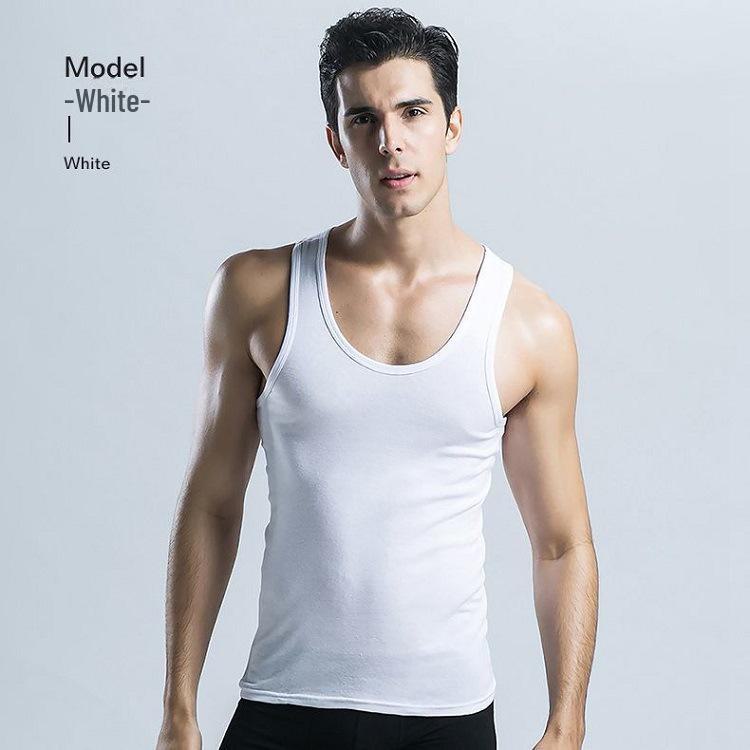 Men's 2024 Loose Cotton Sports Vest: Sleeveless Summer Casual Inner Wear