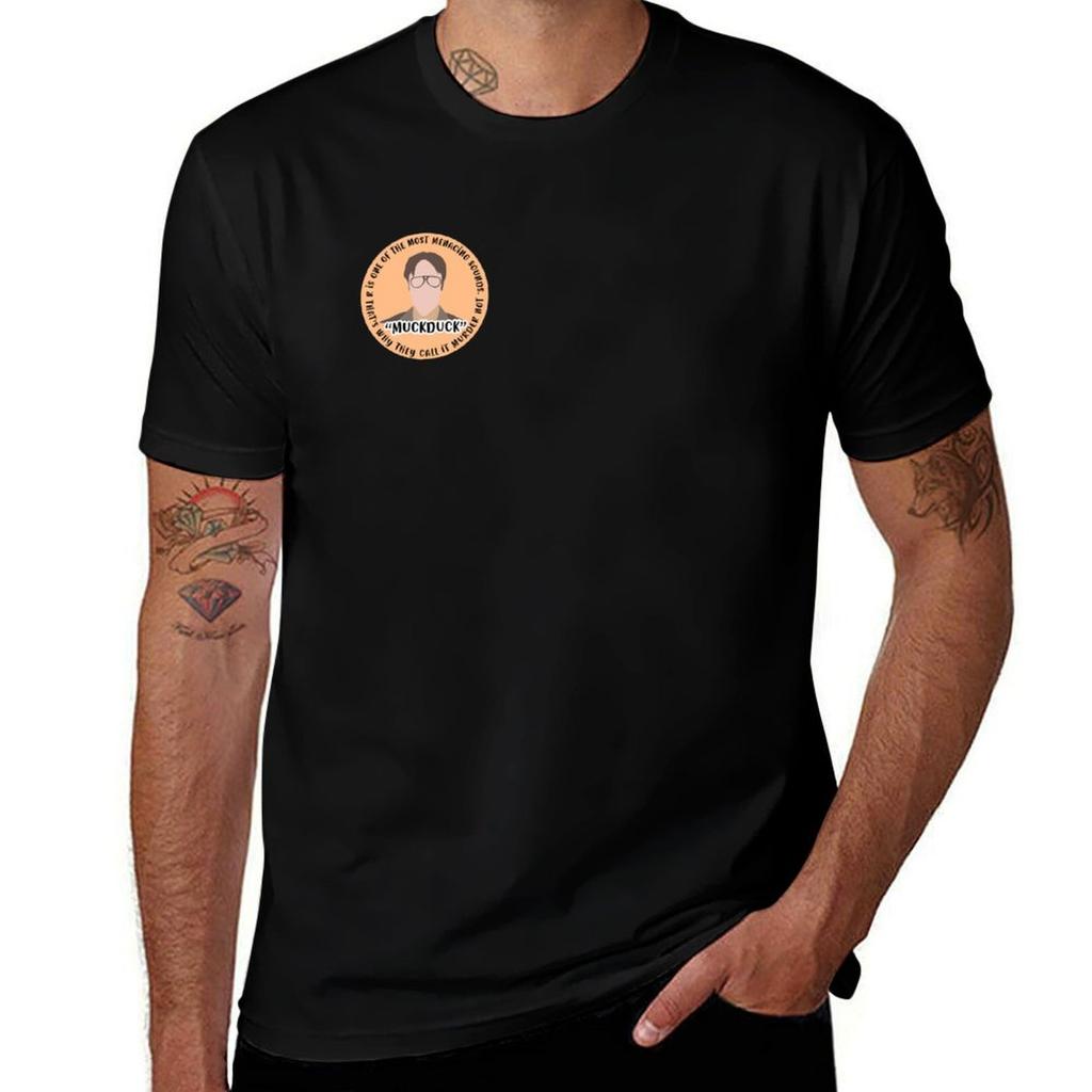 Muckduck Dwight Schrute Tshirt Long Lasting Casual Tshirt