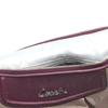 COACH Op art Handbag leather Brown Women F20031 Used