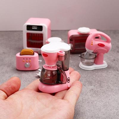 1Set 1:12 Puppenhaus Miniatur Kaffeemaschine Eierschläger Haushaltsgeräte Dekor Spielzeug Puppenhaus Zubehör