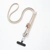 Adjustable Woven Crossbody Neck Phone Lanyard With Clip Pad