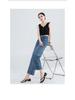 Women's High-Waisted Slim-Fit Tencel Denim Wide-Leg Jeans - 2025 Spring/Summer Style