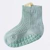 Baby Non-Slip Mesh Socks - Breathable Cotton Summer & Spring Toddler Short Socks