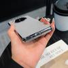 For Huawei Mate X7/X6/X5/X3 Case Cube Central Axis Luxury PU Leather Magnetic Wireless Charging Protective Back Cover Shell