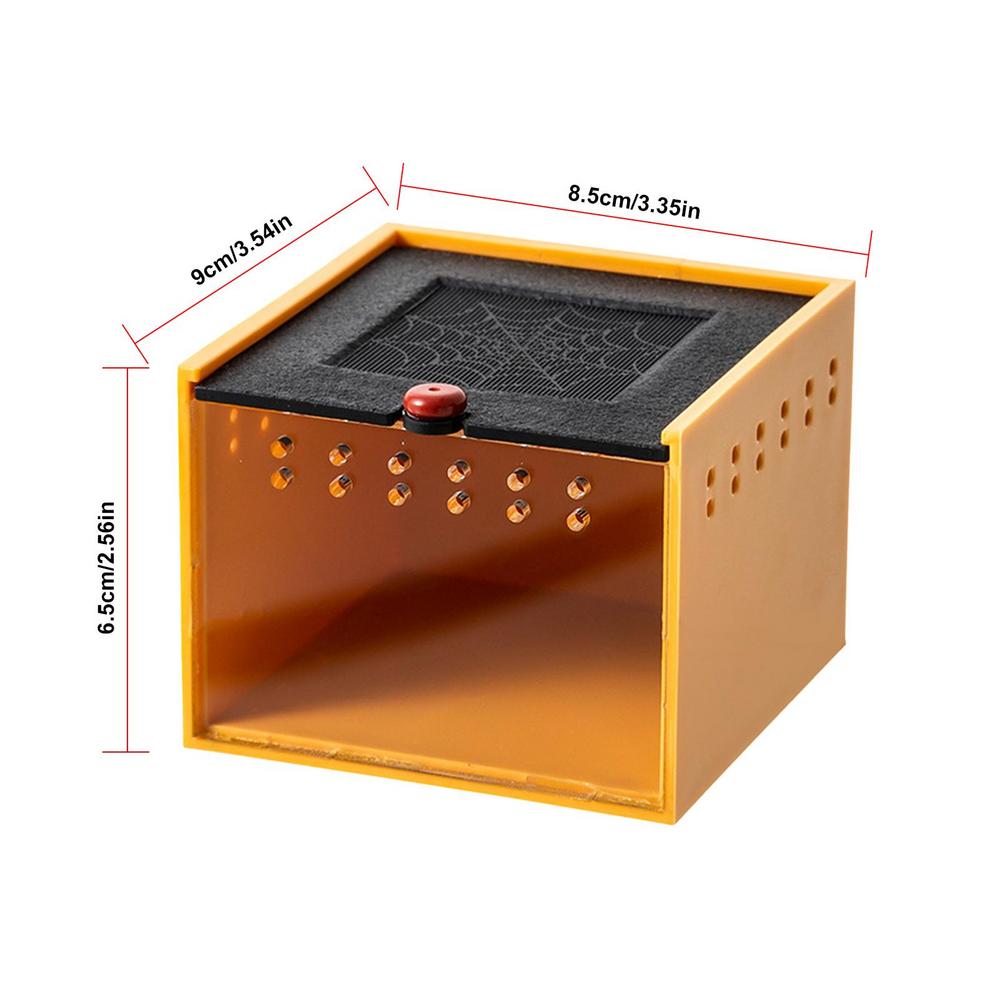 Reptilien Haustier Zuchtbox Reptilien Kriech Fütterungsbox Eidechse Seidenraupe Skorpion Käfer Insektenbox Haustierhaus Acryl Käfig