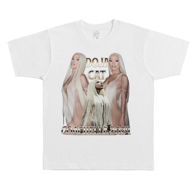 Sexy Doja Cat Graphic Print T Shirt Short Sleeve Unisex Women Hip Hop Oversized Tshirt Male Cotton Tees Unisex's Vintage Streetwear